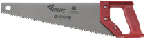 Wood hacksaw, medium tempered tooth 7 TPI, 2D sharpening, plastic handle 400 mm