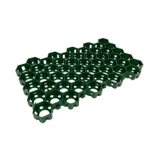 Lawn grating for garden paths and parking, green