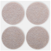 Подкладки для мебели самоклеющиеся круглые 34 мм, 4 шт., войлок
