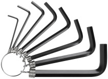 Ключи шестигранные на кольце, 8 шт. (2-10 мм)