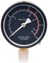 Манометр для пресса гидравлического 10 т (АвтоDело) 43818