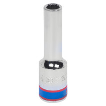 Головка торцевая глубокая двенадцатигранная 1/2", 9 мм KING TONY 423009M