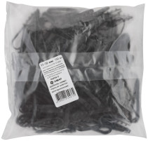 Дюбель-хомут для крепления кабеля 11-18 мм черный, (фасовка 100 шт.)