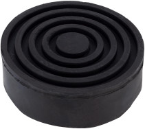 Резиновая опора на домкрат подкатной A-105мм H-35мм (цельнолитая) (АвтоDело) 43270