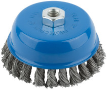 Corkscrew, type "cup", nut M14, steel twisted wire 125 mm