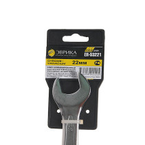 Ключ комбинированный 22мм ER-53221 (Chrome vanadium) на держателе PRO ЭВРИКА 1/10/100