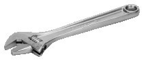 Ключ разводной хромированный, длина 455/захват 53 мм, промышленная упаковка