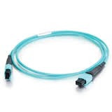 FHD-MC3-503-MPOM12/PS-MPOM12/PS-A-3M-LSZH-AQ Patch cord fiber optic MPO (DAD)-MPO (DAD), type A, 12 fibers, 50/125 (OM3), 40/100G, LSZH, 3 m