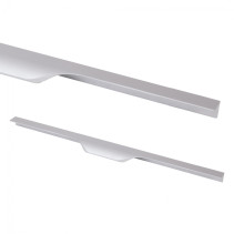 Ручка меб. накладная алюм. LINEA 320/397 алюминий, AKS