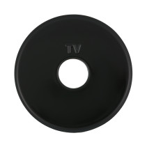 TV Outlet Cover (black) Vintage