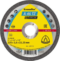 Отрезной круг INOX A 46 TZ Special, 125 x 1,6 x 22,23, 187171