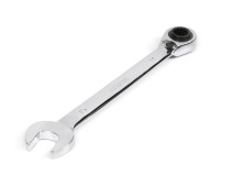 Ключ 3 в 1 комбинированный трещоточный реверсивный 14х17-19 хром HORTZ