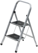 Welded mobile ladder LS 5 (670x1300x1950mm) 5 steps, wheels d160mm.