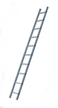 Aluminum ladder 1-section universal 6 steps. Standard