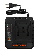 Anycons charger for 1 slot 4A.h AC-C14F
