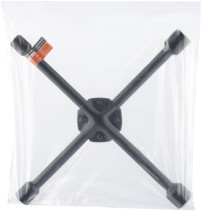 Ключ баллонный-крест (14*17*19*22)(черн.лак,усиленный)(АвтоDело) 30814