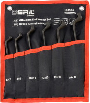 Набор накидных ключей 6шт.(6-17мм)(в сумке) BERIL