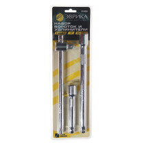Set of collars and extension cords ER-95250 1/2" DR 125-250mm 3 pieces EUREKA /1/5/10