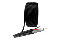 KK-0.5-PE Cable for Analog Video Surveillance ERA KKSP-2x0.5 mm bay 200 meters, Black