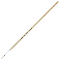 Brush artistic bristles Gamma "Studio", flat, elongated pile No. 1, long handle