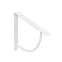 Полкодержатель мет. ORBIT 150*150*20*3, белый AKS