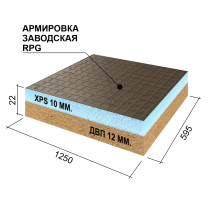 Comfort panel 1250x595x22 #1 TH Basic 10/dvp11