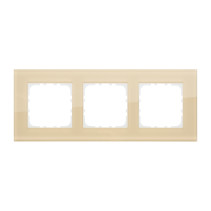3-post frame, natural glass (cream) LK80