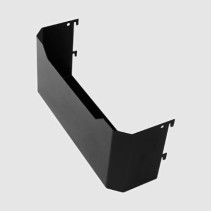 Лоток стальной навесной для тележки инструментальной BERGER (250х68х108 мм) BG1510