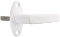 Plastic window handle, white