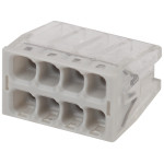 ERA terminal NO-224-27 compact series 208 8 holes 0.5-2.5 mm2 pack of 50 pcs