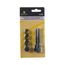 ER-86105 Tool Kit for spark Plug repair (9.5, 11.1, 12.7, 19 mm.) for holes 14 EUREKA 1/25/100