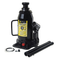 Домкрат гидравлический ER-80161 бутылочный с клапаном 16т, ремкомплект (выс. подъема230-435мм) ЭВРИКА /1/2