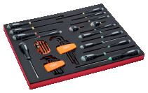 Fit&Go Набор отверток и шестигранников в ложементе, 65 предметов