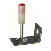 Pyroxylin mounting nails PA32-P2 (corner nail with hole, red, 100 pcs/pack) FEDAST