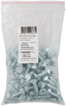 Шурупы оцинкованные, остроконечные DIN7976, 6,3 х 19 (фасовка 100 шт)