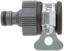 External adapter with 3/4" clamp