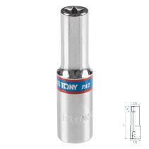 Головка торцевая TORX Е-стандарт 3/8", E11, L = 63 мм KING TONY 327511M