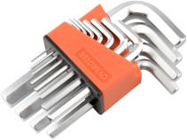 Набор Г-обр. шестигр. 12ч (1.5-14мм; CR-V; укороченные) АвтоDело 30344