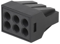 ERA terminal NO-224-58 with paste series 306 6 holes 0.5-2.5 mm2 pack of 4 pcs