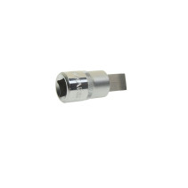 Насадка-вставка с битой шлиц SL14 ER-94304 1/2 14мм L=60мм ЭВРИКА /1/20