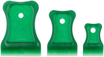 Spatulas, soft plastic, 40/60/80 mm, set of 3 pcs., colored