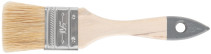 Flute brush "Light", natural light bristles, wooden handle 1.5" (38 mm)