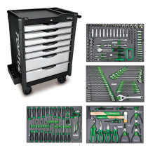 Tool cart 7 boxes with a set of tools 213 items TOPTUL GE-21351