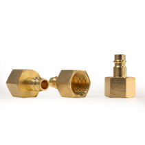 Professional dad fitting with internal thread 1/2F, brass, 25 pcs