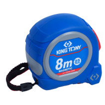 Measuring tape measure 8 m, cloth 25 mm, magnetic hook KING TONY 79094-08M