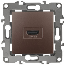 Розетка ЭРА Серия 12 12-3114-13 HDMI IP20 бронза