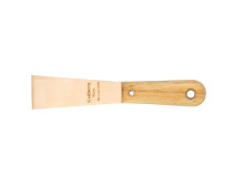 Painting spatula 40 mm BeCu wooden handle intrinsically safe, HORTZ