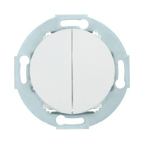 Two-key switch (circuit 5) 16 A, 250 B (white) Vintage