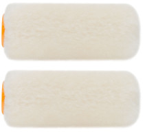 Rollers, core 15 mm, 100% velour, pile 5 mm, under 6 mm handle, 50 mm, 2 pcs.