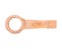 Ключ накидной односторонний ударный 80 мм омеднение SITOMO